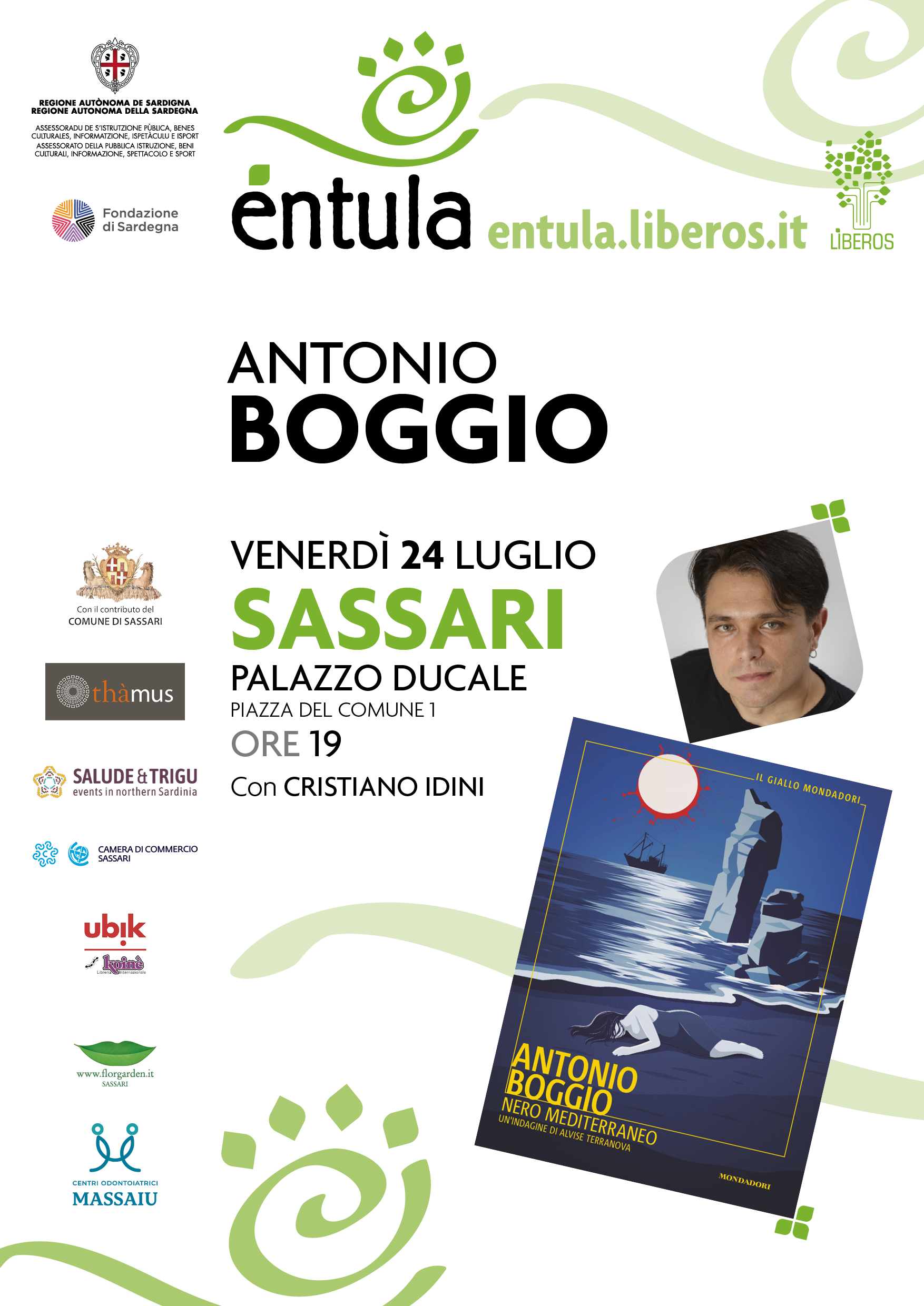 Locandina Entula a Sassari - Antonio Boggio