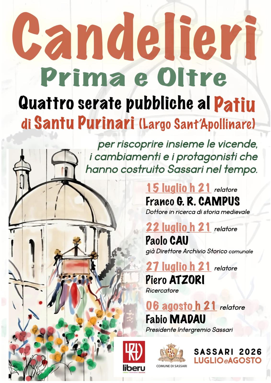 Locandina Candelieri prima e oltre