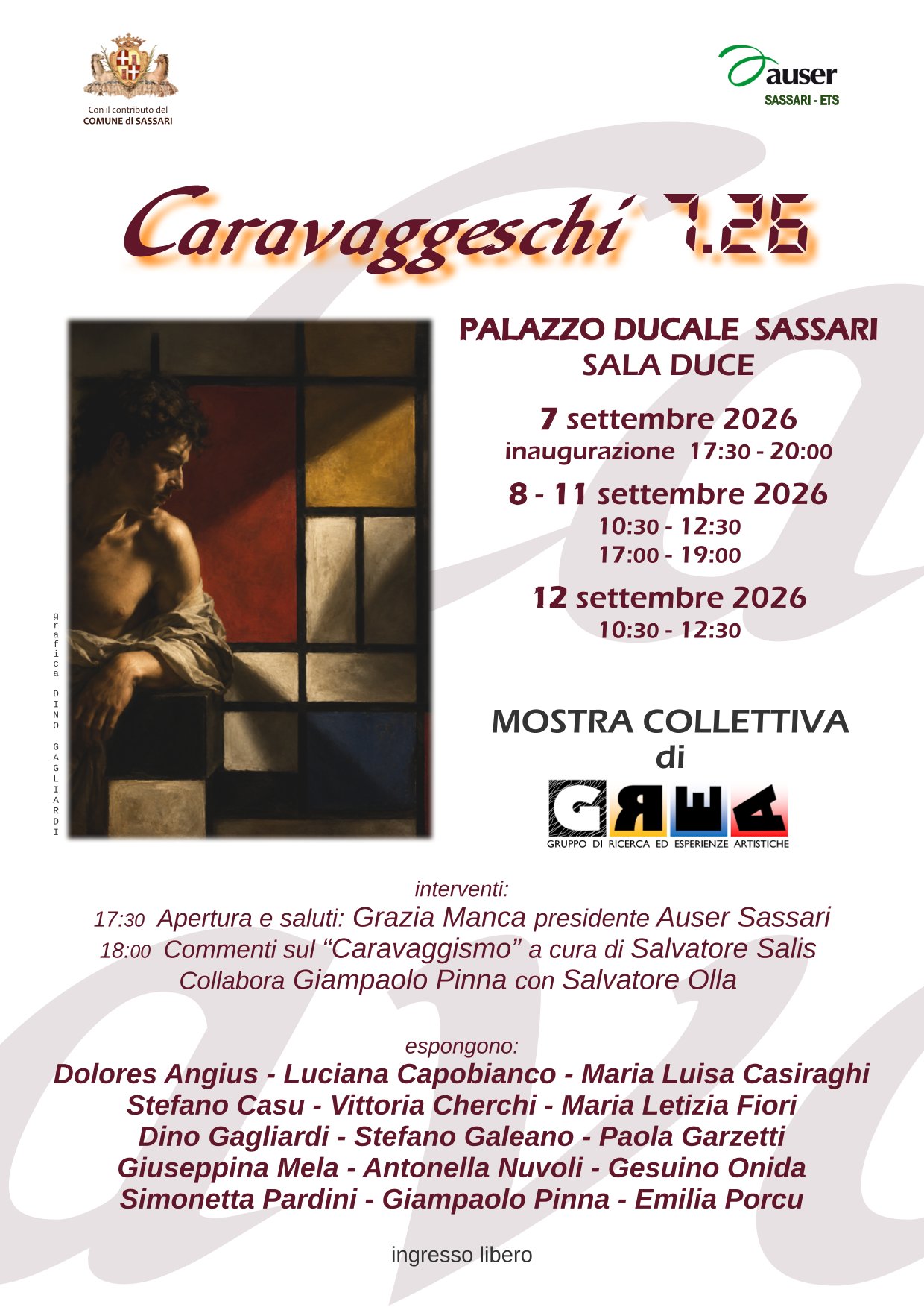Locandina Mostra Caravaggeschi 