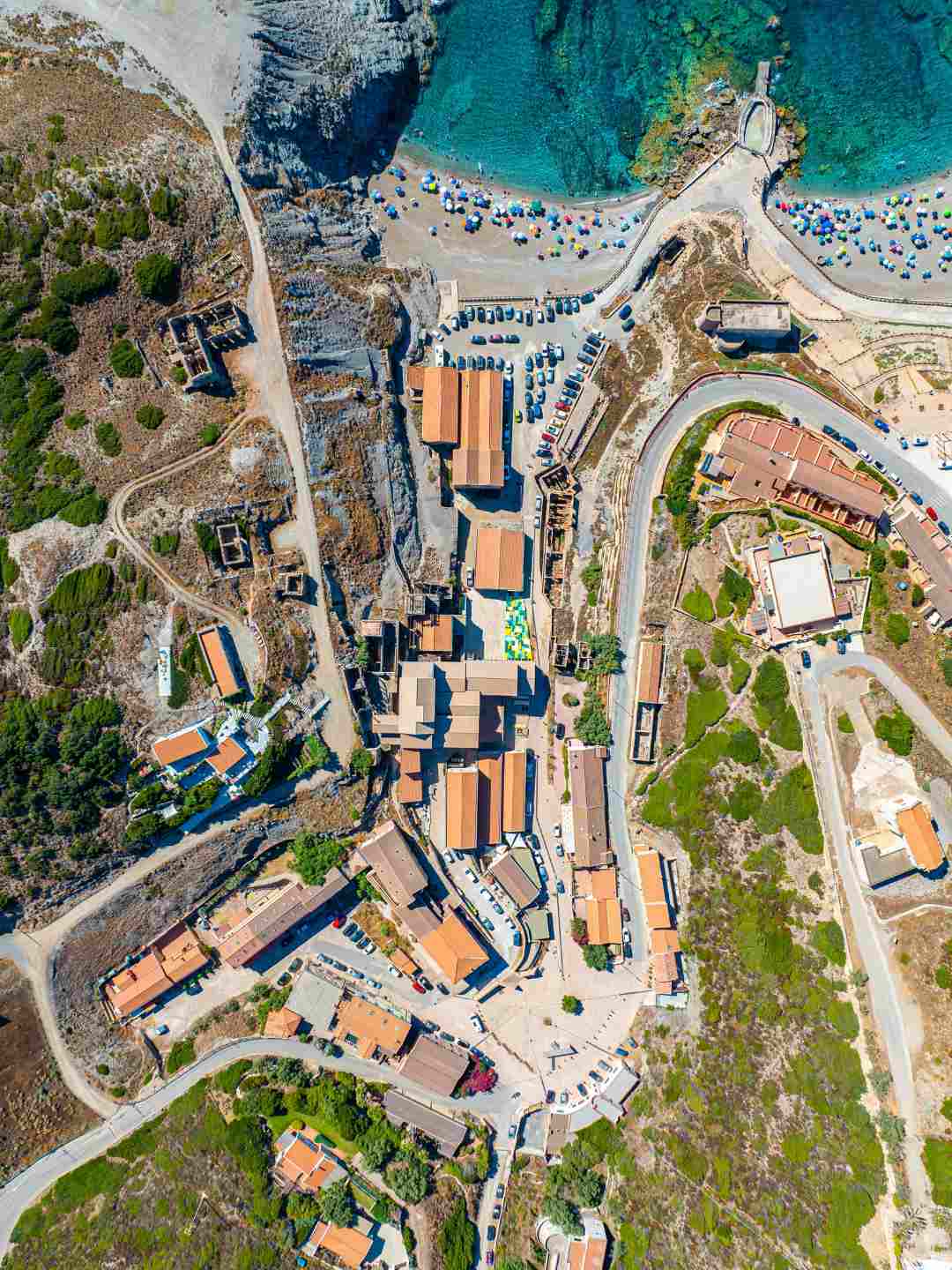 Borgo dell'Argentiera visto dall'alto