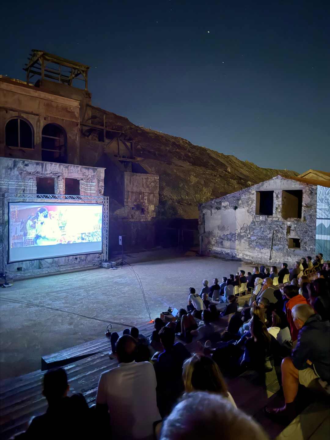 Cinema alla Scala dell'Argentiera