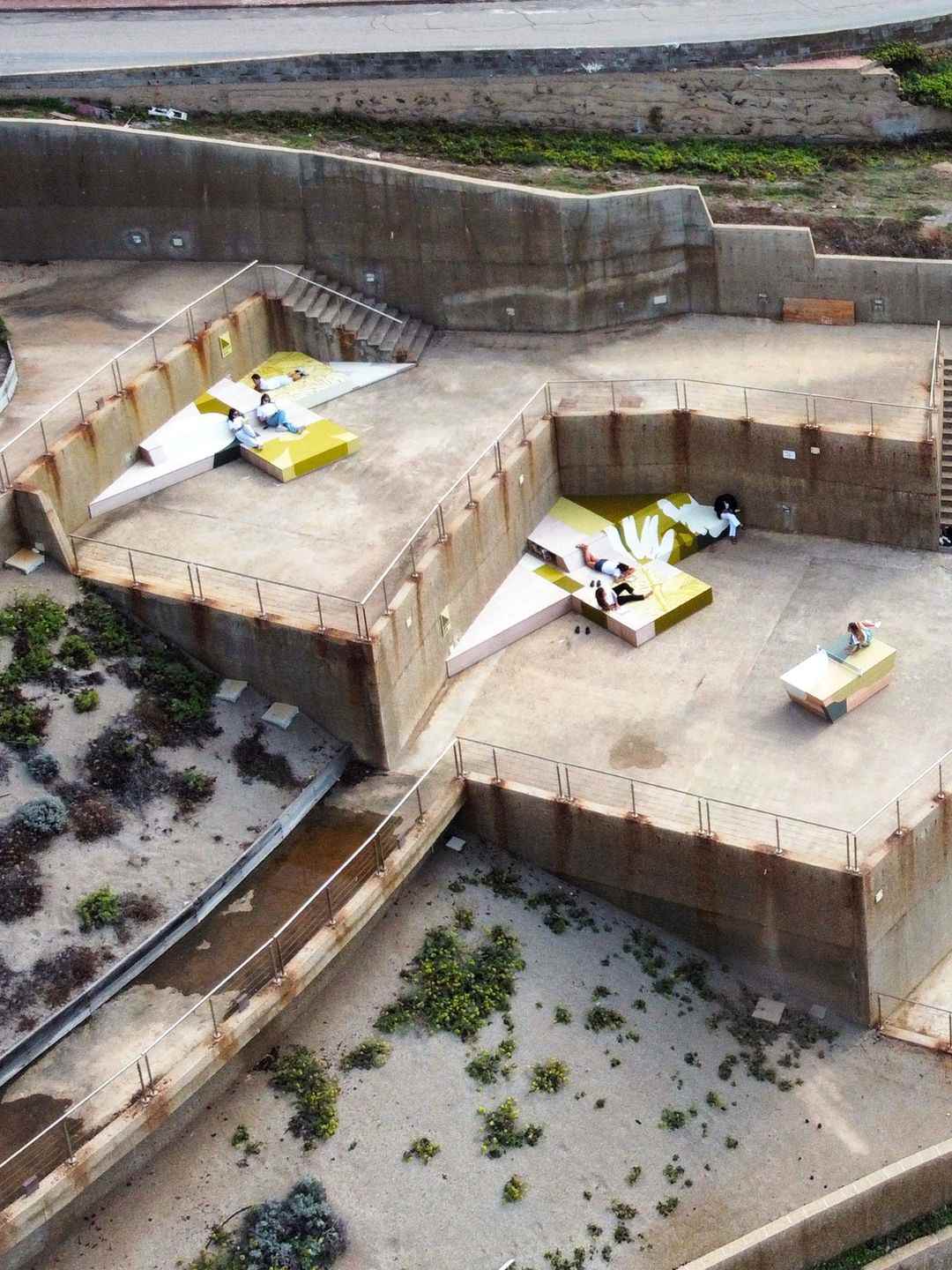 Vista aerea della Discesa Mare all'Argentiera