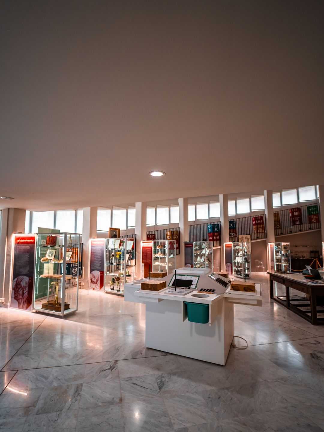 Interno del Muniss Museo Scientifico a Sassari