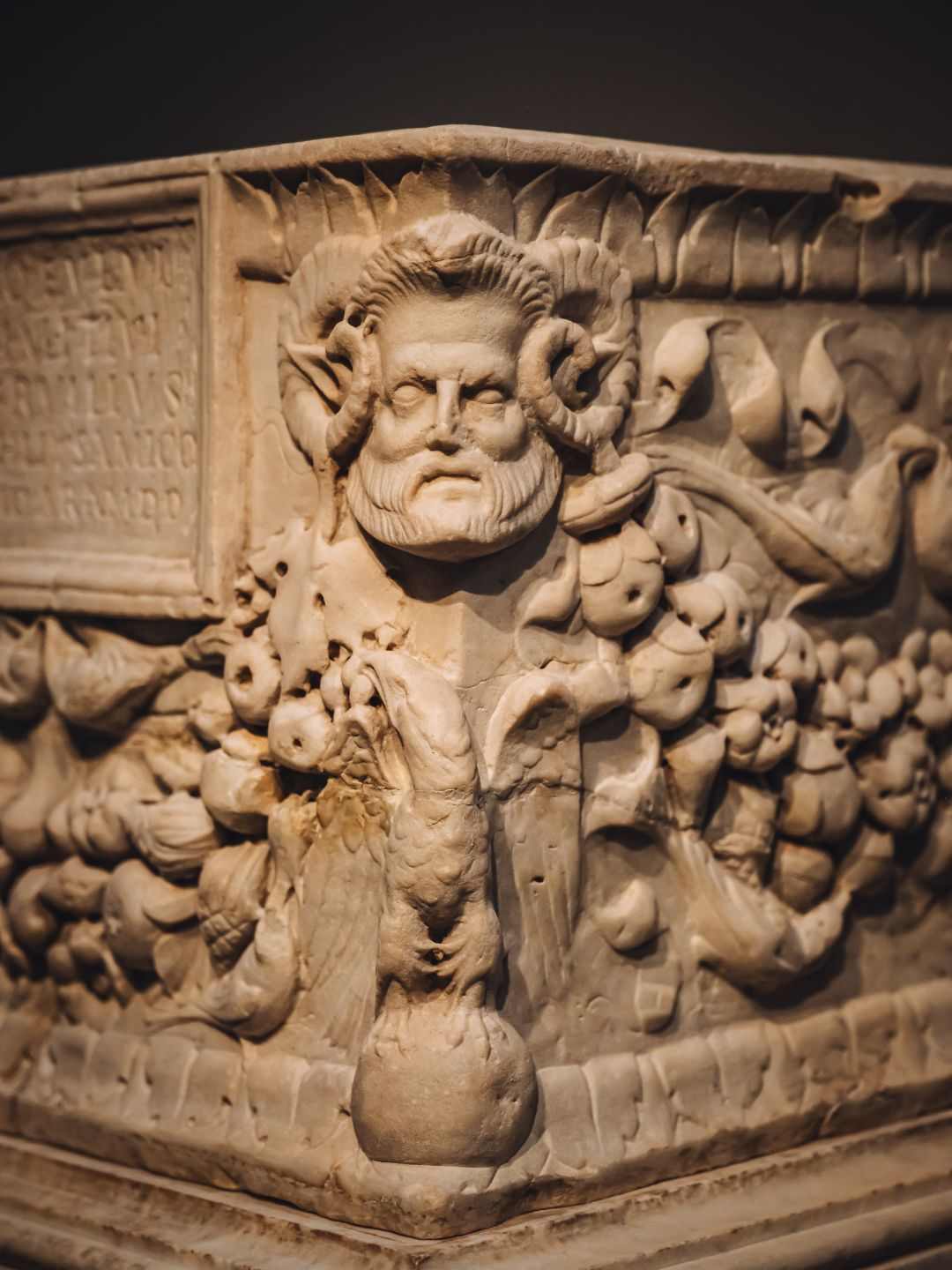 Reperto in marmo nel Museo Sanna a Sassari