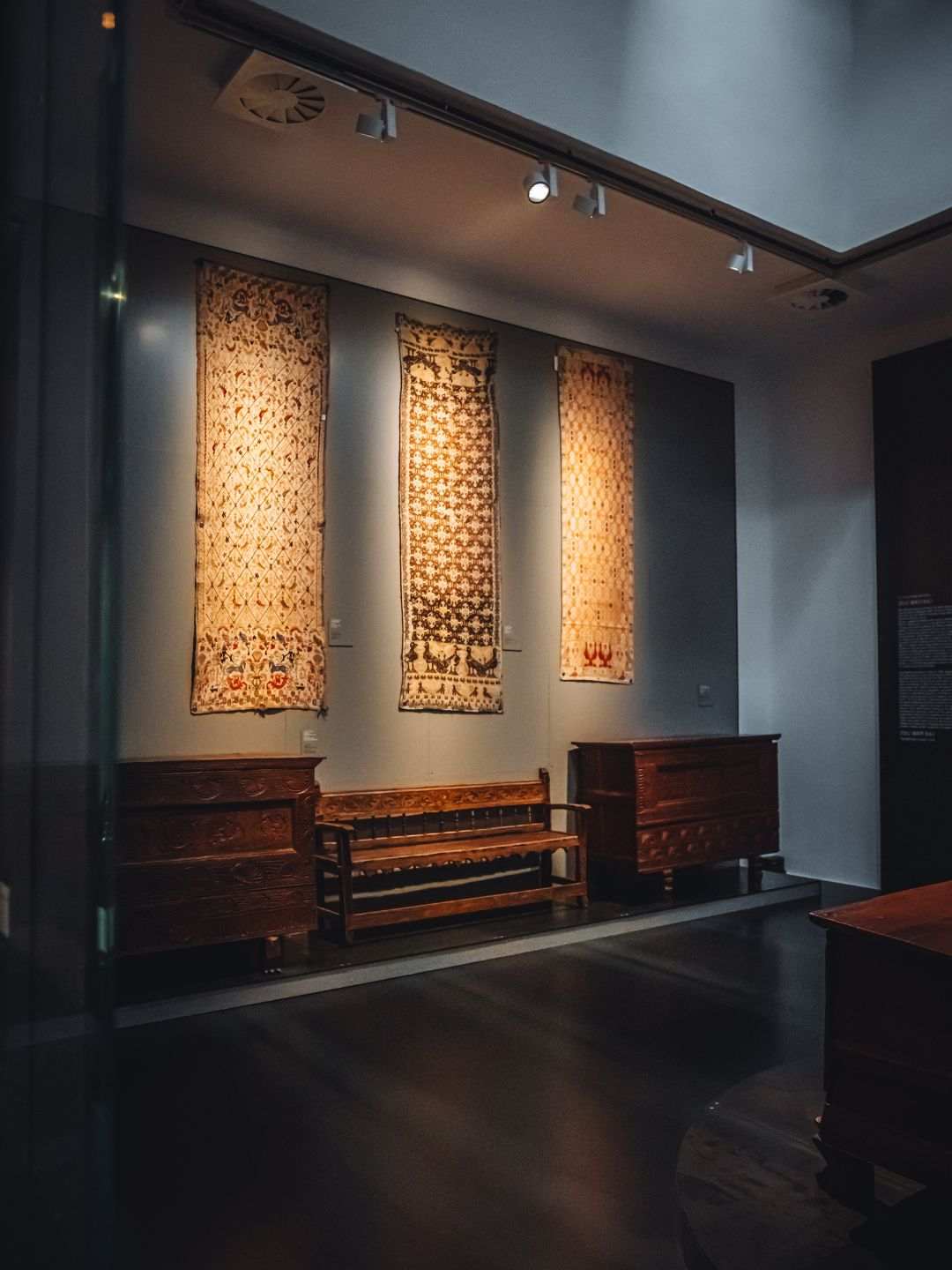 Sala etnografica nel Museo Sanna a Sassari