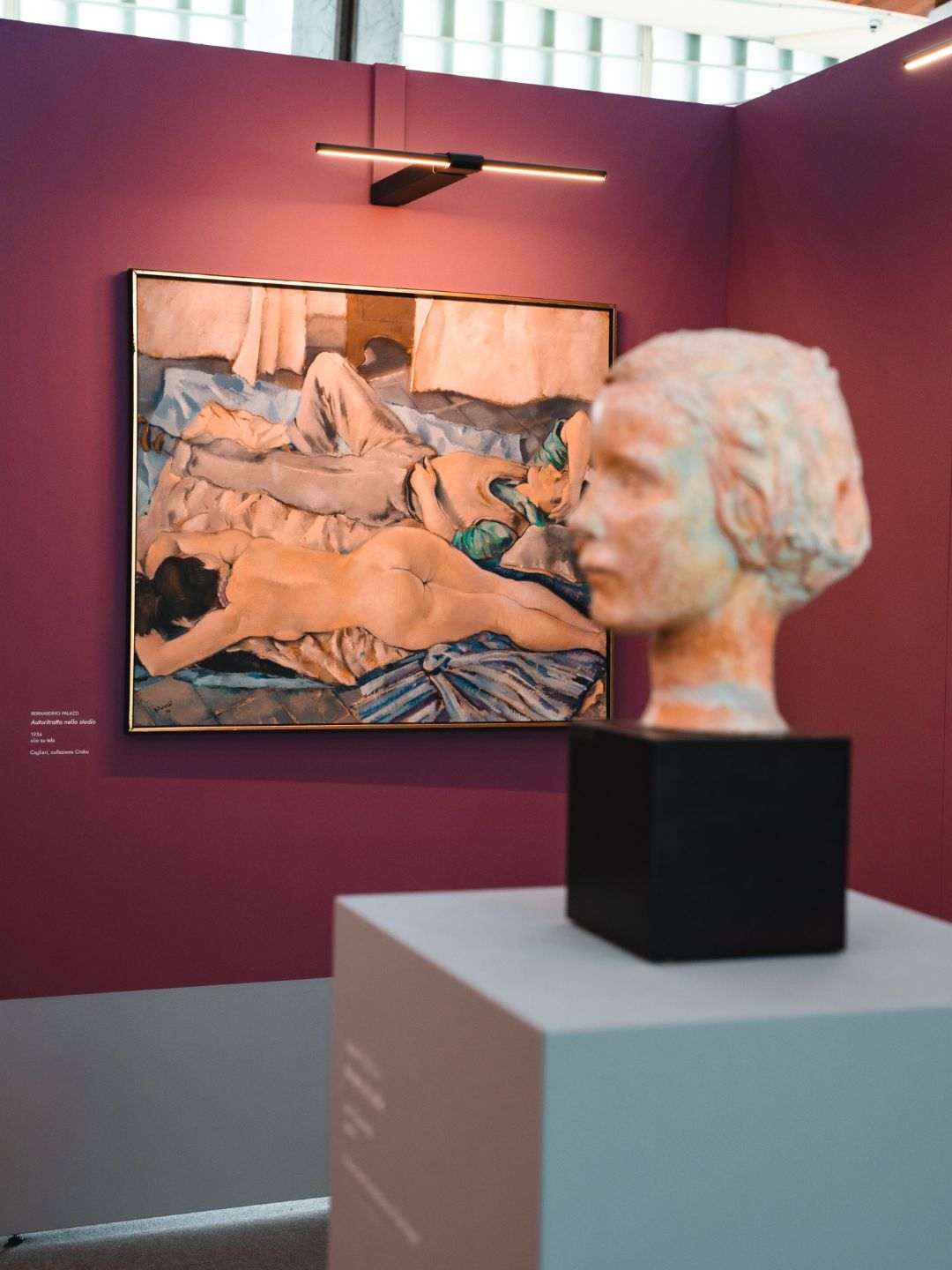 Dipinti e sculture esposte al Padiglione Tavolara a Sassari
