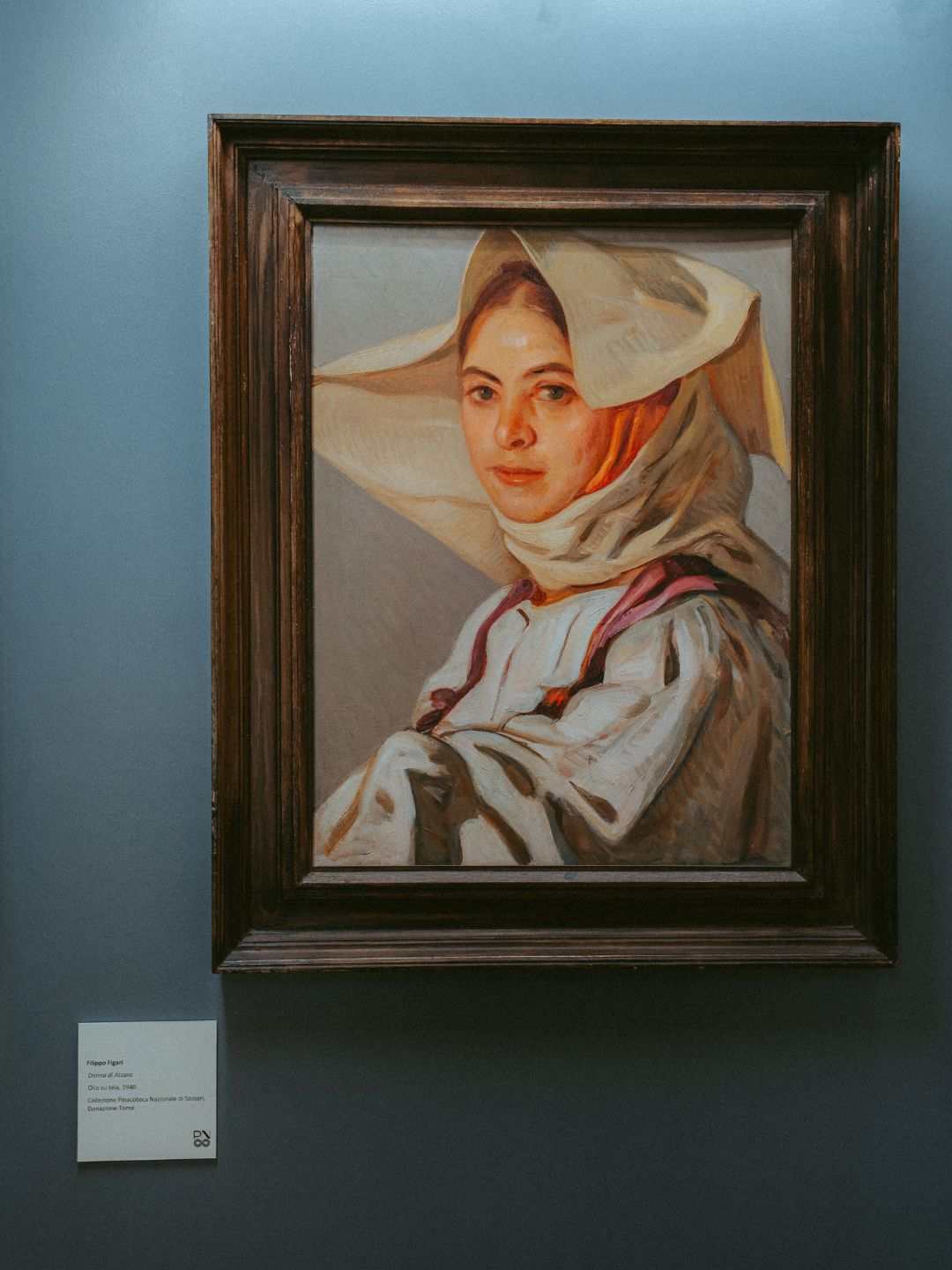 Quadro di Biasi nella Pinacoteca Nazionale a Sassari