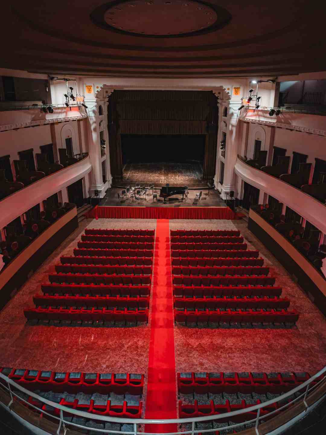 Interno del Teatro Verdi a Sassari
