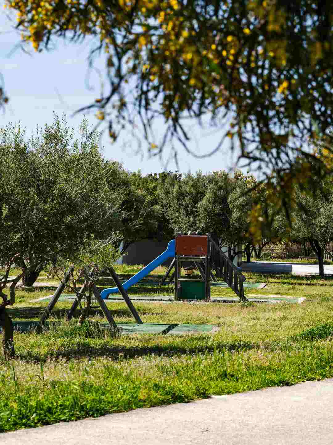 Area giochi nel Parco Sportivo Adelasia Cocco a Sassari