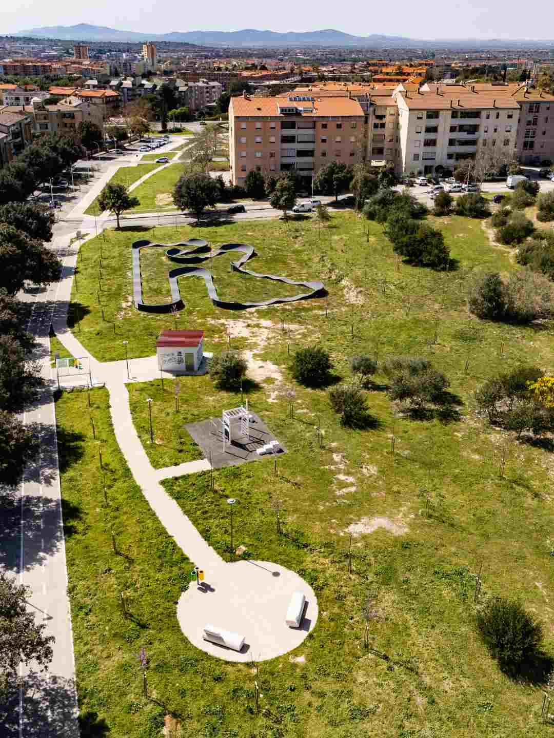 Parco di via Ruffili via Saragat a Sassari