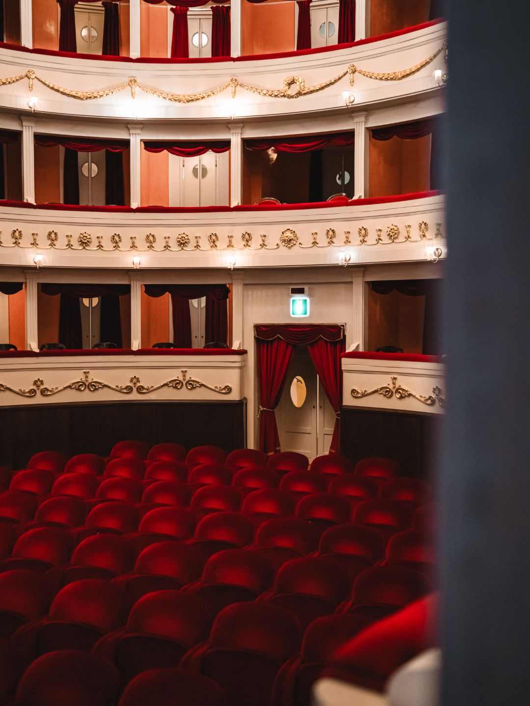 Sedute e platee del Teatro Civico di Sassari
