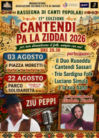 Locandina Cantendi pa la Ziddai 2026