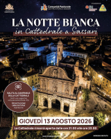 Locandina La Notte Bianca in Cattedrale a Sassari